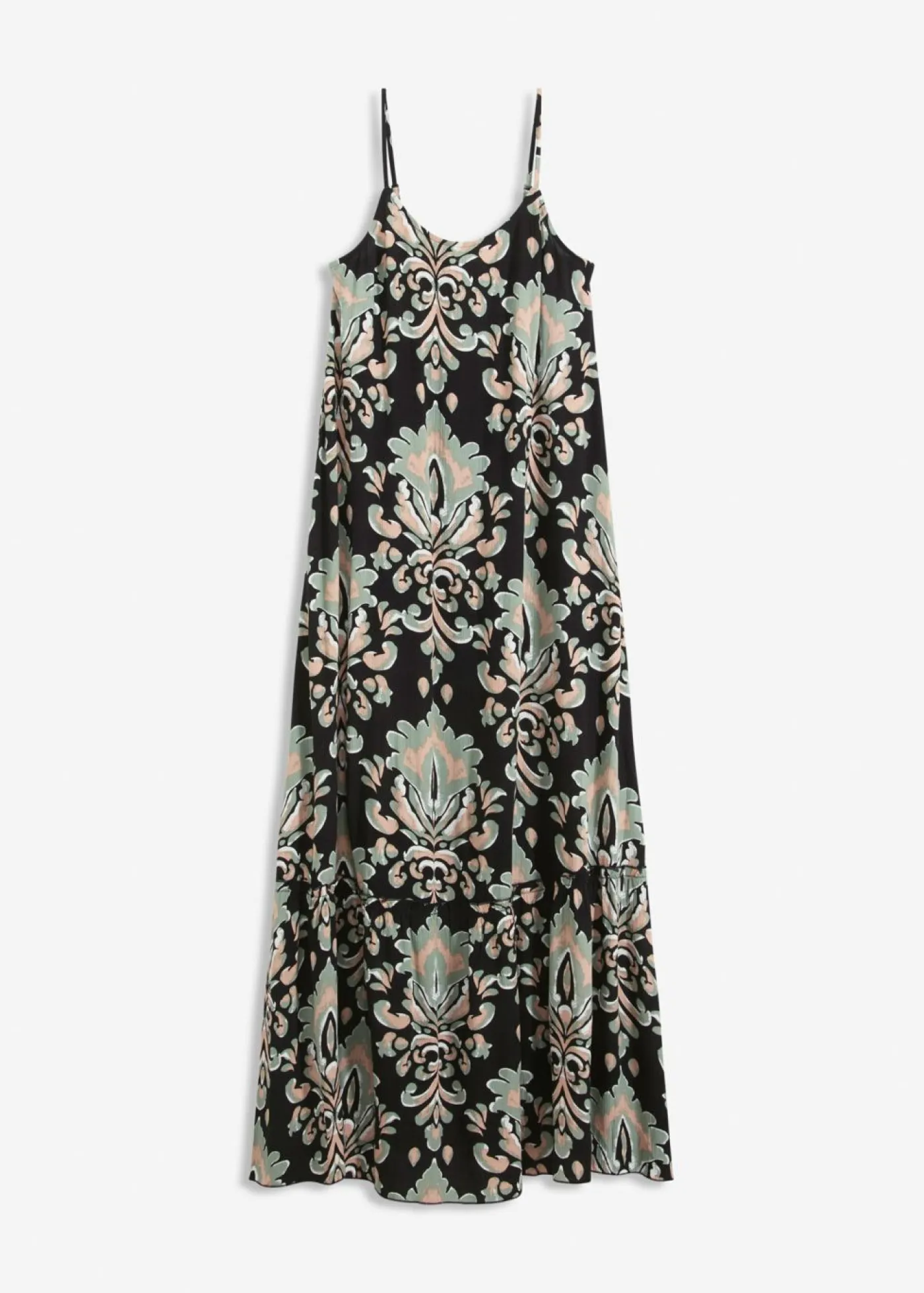 Mujer bonprix bonprix Vestido de tirantes de viscosa estructurada