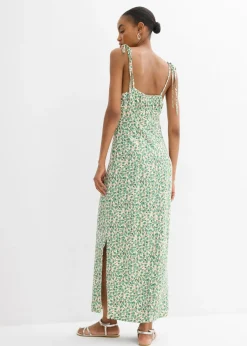 Mujer bonprix bonprix Vestido de tirantes de viscosa fluida