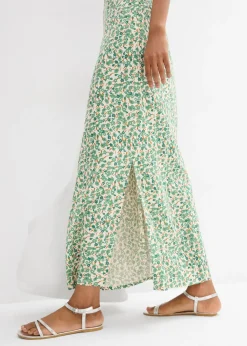 Mujer bonprix bonprix Vestido de tirantes de viscosa fluida