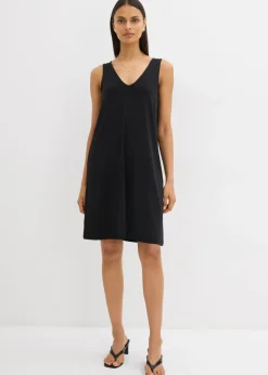 Mujer bonprix bonprix Vestido de tirantes fluido con escote en V
