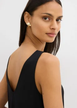 Mujer bonprix bonprix Vestido de tirantes fluido con escote en V