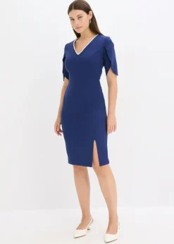 Mujer bonprix bonprix Vestido de tubo con aplicación de perlas