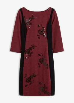 Mujer bonprix bpc selection premium Vestido de tubo con bordado de lentejuelas