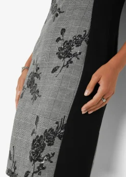 Mujer bonprix bpc selection premium Vestido de tubo con bordado de lentejuelas