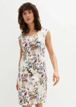 Mujer bonprix bonprix Vestido de tubo de raso de algodón