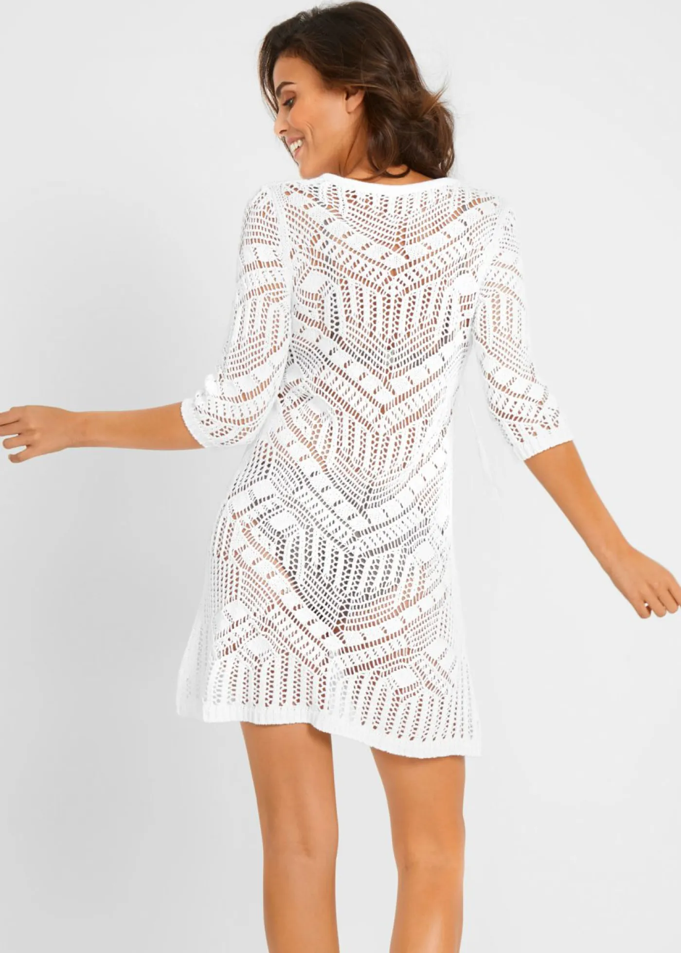 bonprix bonprix Ropa De Playa|Vestidos>Vestido de verano Blanco