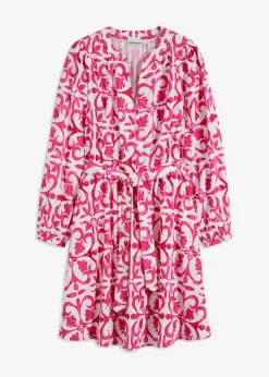 bonprix bonprix Vestidos>Vestido estampado Rosa estampado