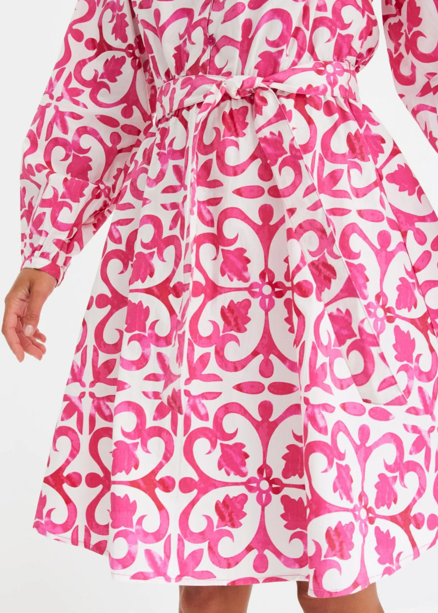 bonprix bonprix Vestidos>Vestido estampado Rosa estampado