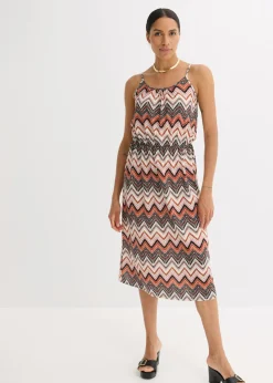 Mujer bonprix bonprix Vestido estampado de tirantes