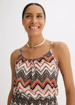 Mujer bonprix bonprix Vestido estampado de tirantes