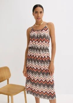 Mujer bonprix bonprix Vestido estampado de tirantes