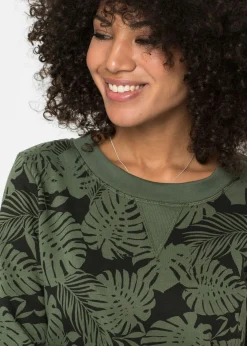 Mujer bonprix bonprix Vestido estampado tipo sudadera