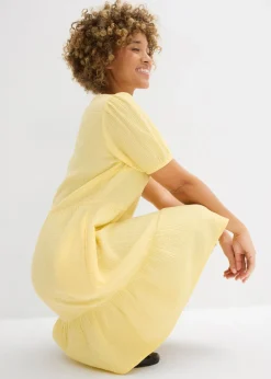 Mujer bonprix bonprix Vestido holgado de muselina de algodón