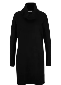 Mujer bonprix bonprix Vestido holgado de punto con cuello vuelto