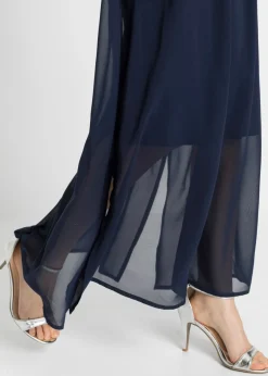 Mujer bonprix bonprix Vestido largo con aplicación de piedras brillantes