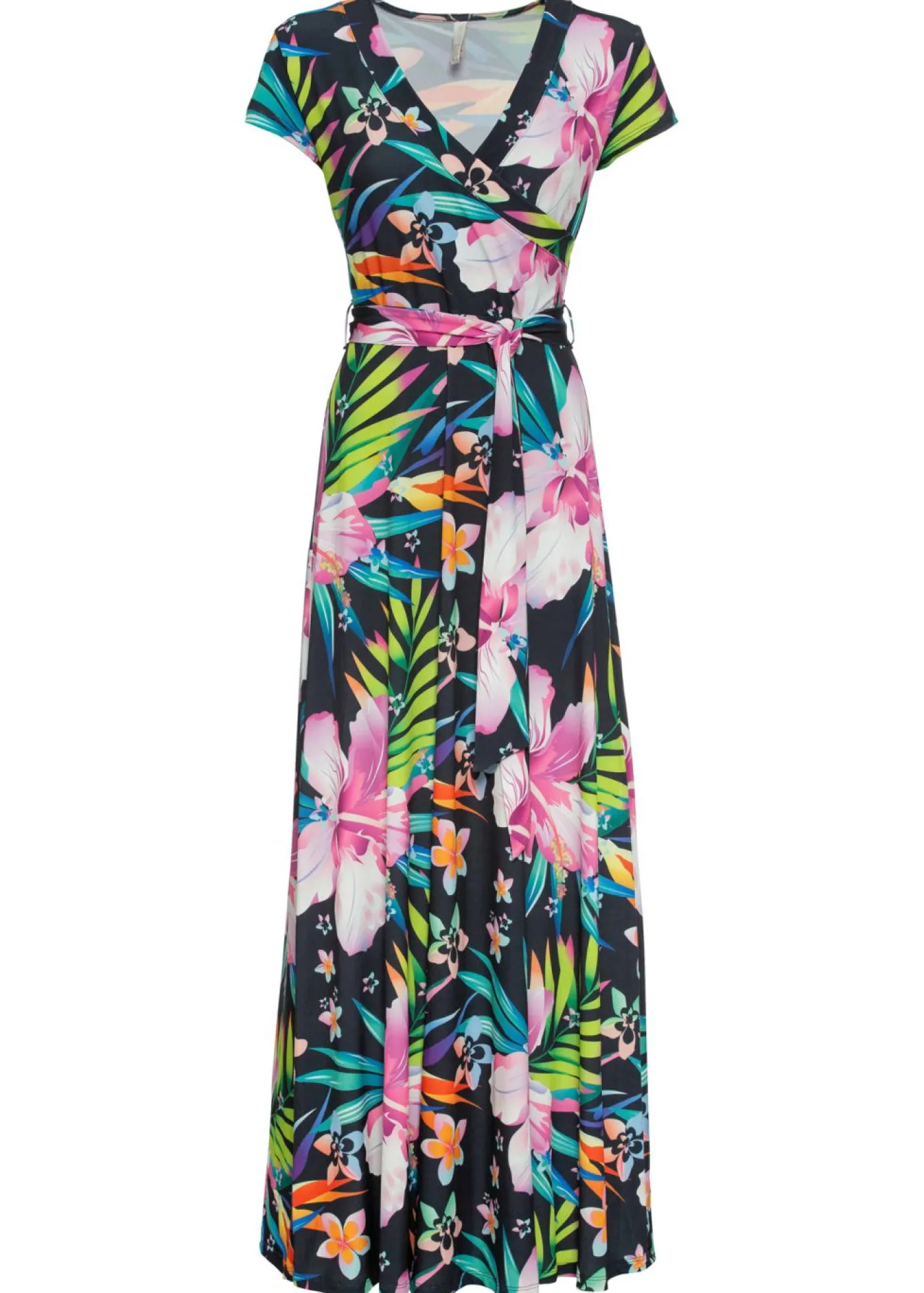 Mujer bonprix bonprix Vestido largo con diseño cruzado