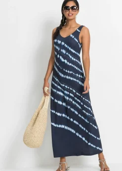 Mujer bonprix BODYFLIRT Vestido largo con efecto batik