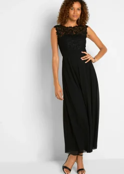 Mujer bonprix bonprix Vestido largo con encaje