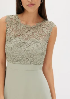 Mujer bonprix bonprix Vestido largo con encaje
