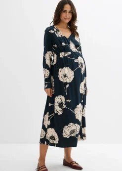 Mujer bonprix bonprix Vestido largo cruzado para durante y después del embarazo