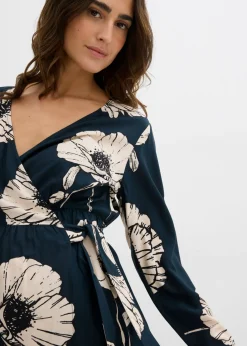 Mujer bonprix bonprix Vestido largo cruzado para durante y después del embarazo