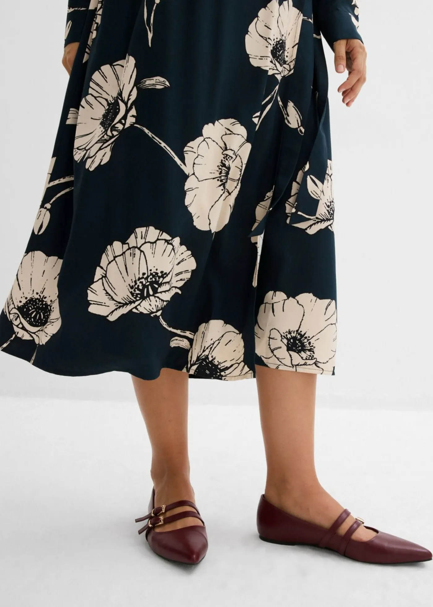 Mujer bonprix bonprix Vestido largo cruzado para durante y después del embarazo