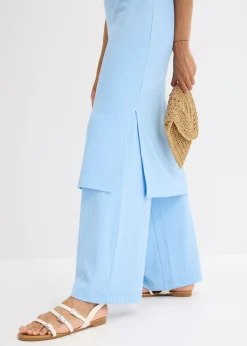 Mujer bonprix bonprix Vestido largo de canalé suave