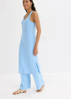 Mujer bonprix bonprix Vestido largo de canalé suave