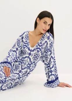 Mujer bonprix bonprix Vestido largo de mezcla de viscosa suave