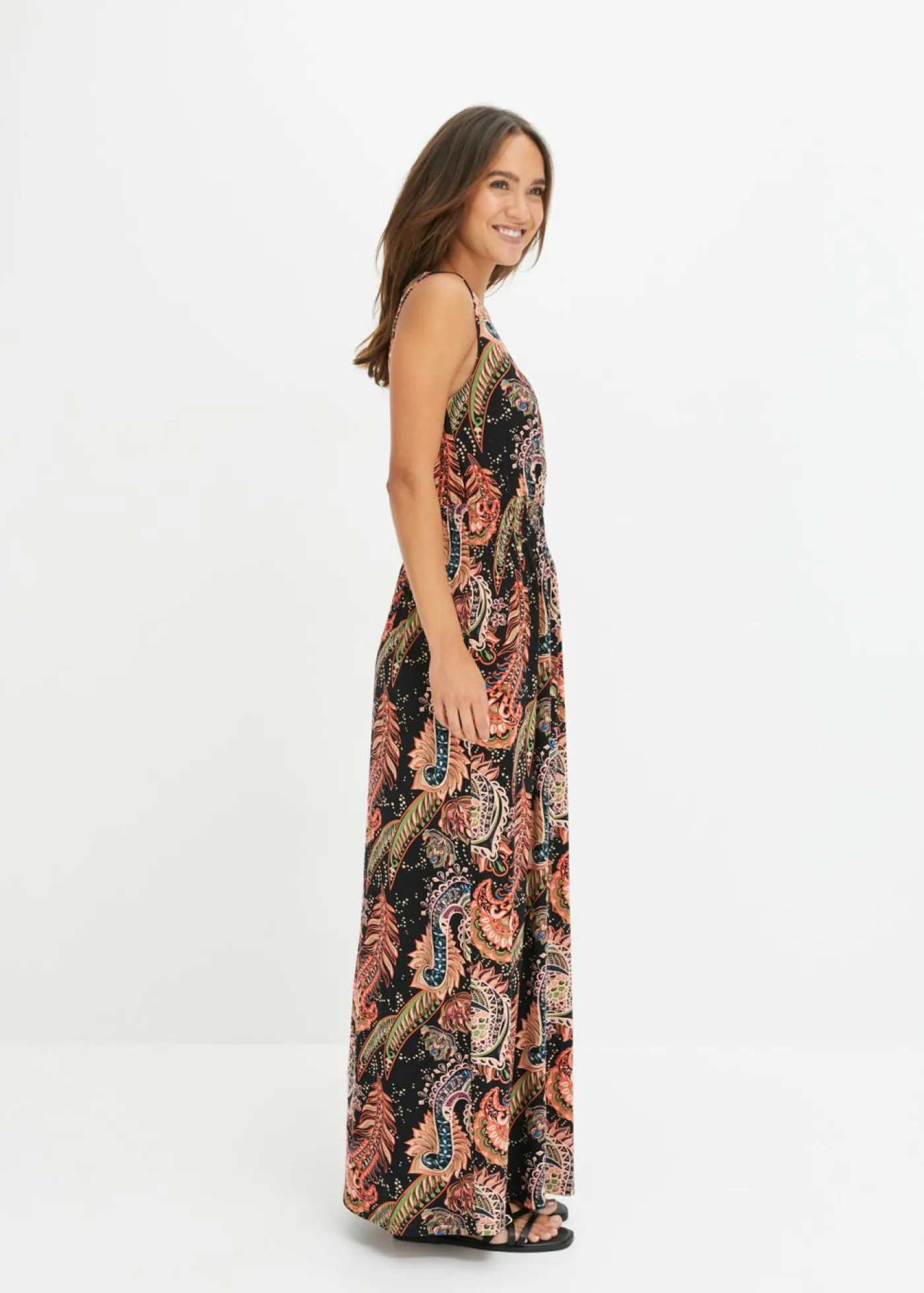 Mujer bonprix bonprix Vestido largo de mezcla de viscosa suave