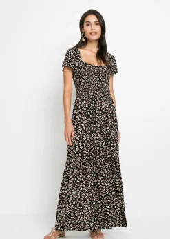 Mujer bonprix bonprix Vestido largo de mezcla de viscosa