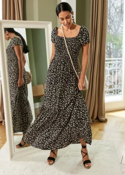 Mujer bonprix bonprix Vestido largo de mezcla de viscosa