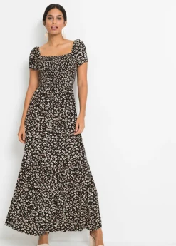 Mujer bonprix bonprix Vestido largo de mezcla de viscosa