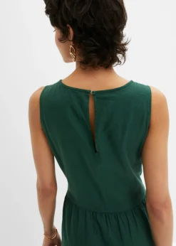 Mujer bonprix bonprix Vestido largo de mezcla ligera de lino y viscosa