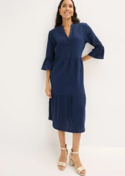 Mujer bonprix bonprix Vestido largo de muselina suave