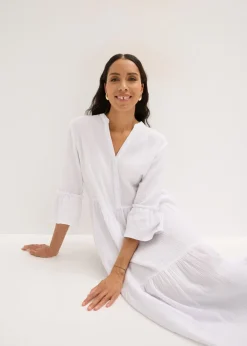 Mujer bonprix bonprix Vestido largo de muselina suave