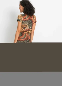 Mujer bonprix bonprix Vestido largo de punto estampado