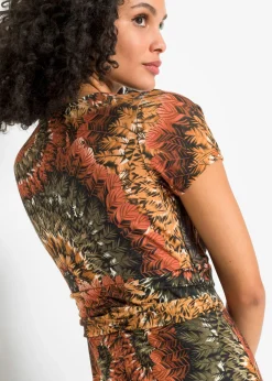 Mujer bonprix bonprix Vestido largo de punto estampado