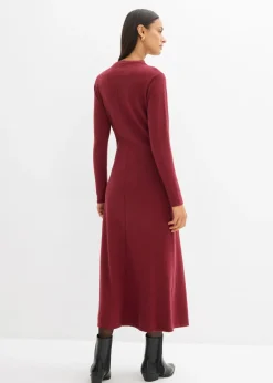 Mujer bonprix bonprix Vestido largo de punto fino con cachemir