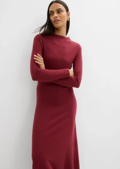Mujer bonprix bonprix Vestido largo de punto fino con cachemir