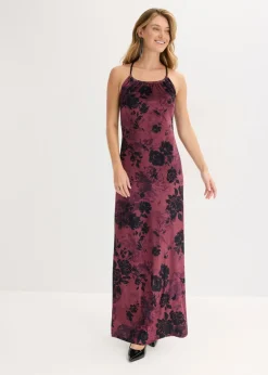 Mujer bonprix bonprix Vestido largo de terciopelo brillante