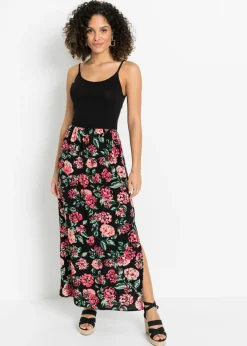 Mujer bonprix bonprix Vestido largo de viscosa sostenible