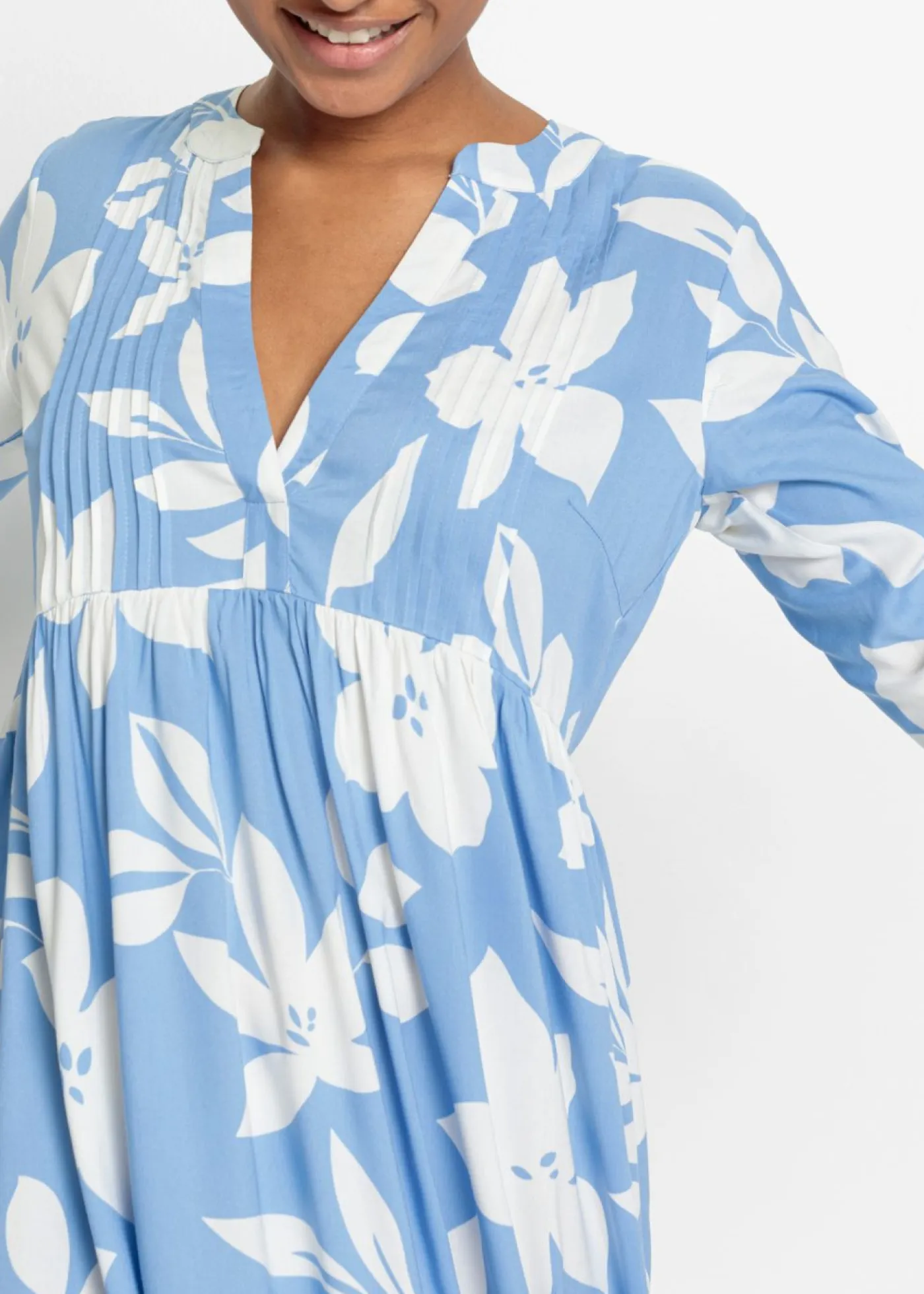 Mujer bonprix bonprix Vestido largo de viscosa fluida