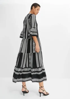 Mujer bonprix bonprix Vestido largo de viscosa fluida