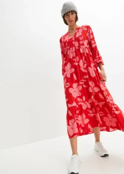 Mujer bonprix bonprix Vestido largo de viscosa fluida