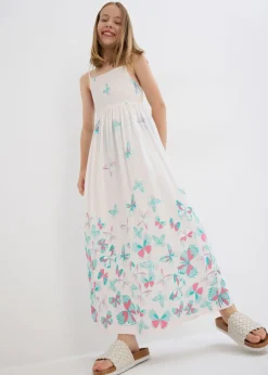 Niños bonprix bonprix Vestido largo de viscosa fluida