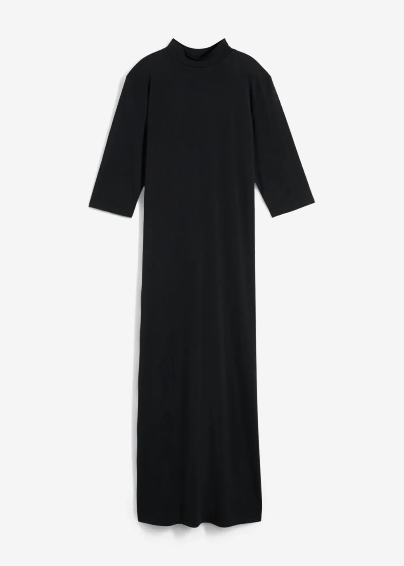 bonprix bonprix Esenciales|Vestidos>Vestido largo en mezcla de modal Negro