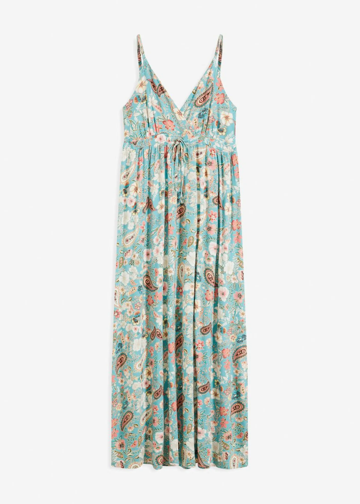 bonprix bonprix Vestidos>Vestido largo estampado menta con flores