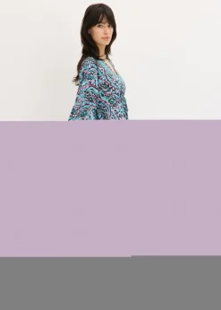 Mujer bonprix bonprix Vestido largo estampado de viscosa fluida