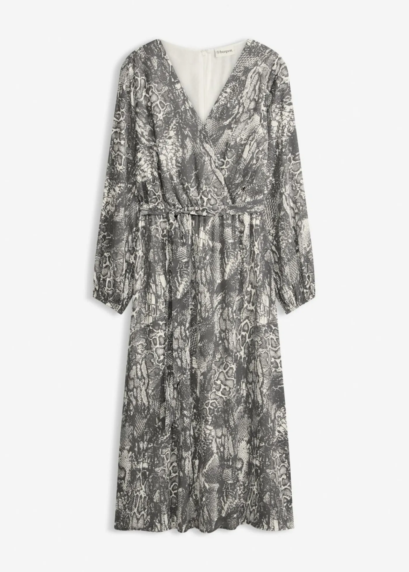 bonprix bonprix Vestidos>Vestido maxi Negro + blanco perla